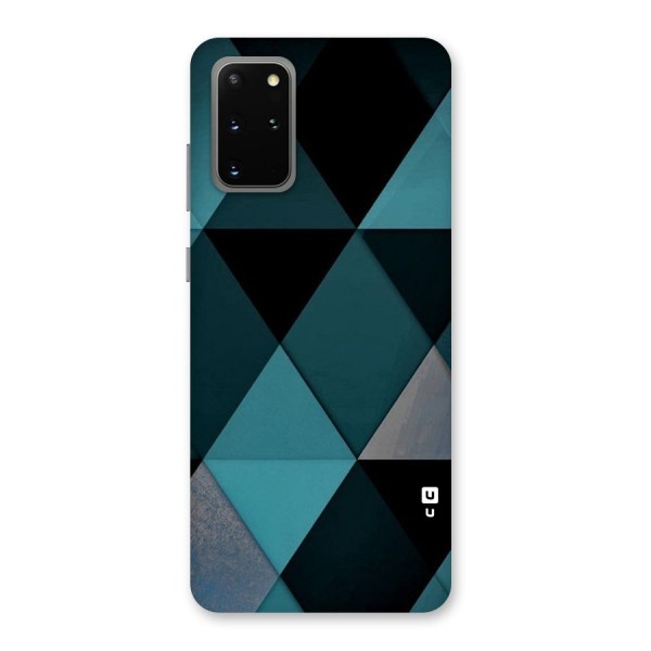 Green Black Shapes Back Case for Galaxy S20 Plus