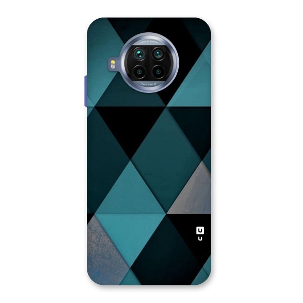 Green Black Shapes Back Case for Mi 10i