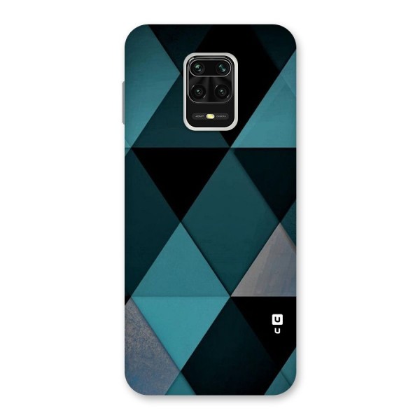 Green Black Shapes Back Case for Poco M2 Pro