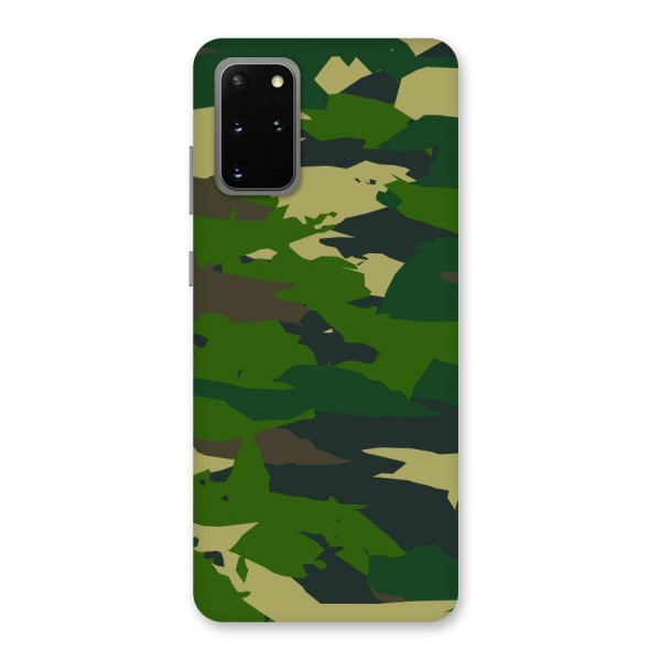 Green Camouflage Army Back Case for Galaxy S20 Plus