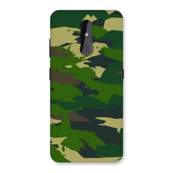 Green Camouflage Army Back Case for Nokia 3.2