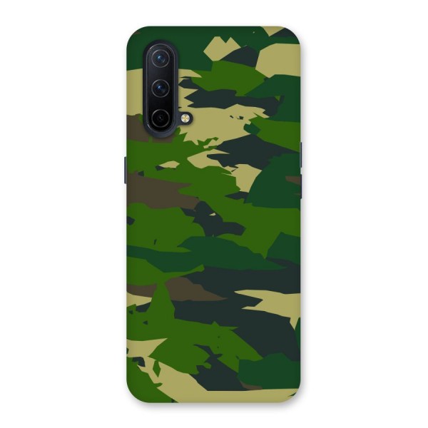 Green Camouflage Army Back Case for OnePlus Nord CE 5G