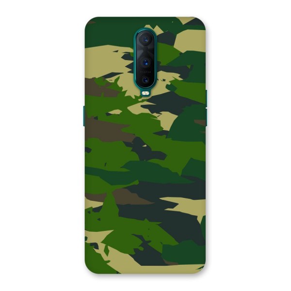 Green Camouflage Army Back Case for Oppo R17 Pro