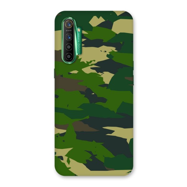 Green Camouflage Army Back Case for Realme X2