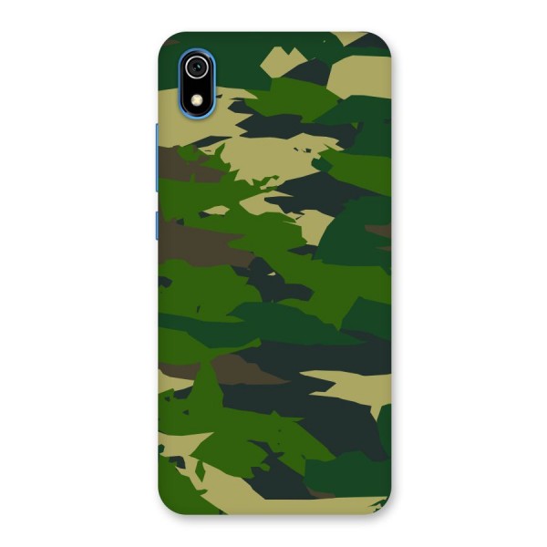 Green Camouflage Army Back Case for Redmi 7A