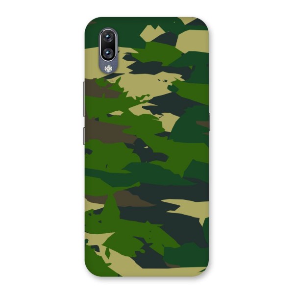 Green Camouflage Army Back Case for Vivo NEX