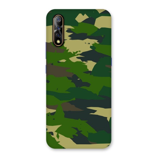 Green Camouflage Army Back Case for Vivo Z1x