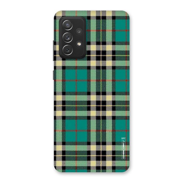 Green Check Back Case for Galaxy A72