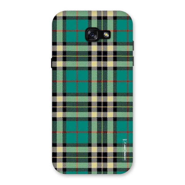 Green Check Back Case for Galaxy A7 (2017)