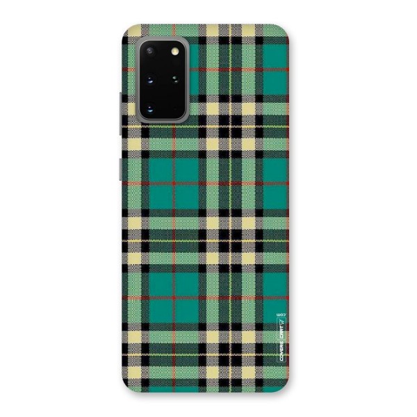 Green Check Back Case for Galaxy S20 Plus