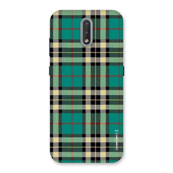 Green Check Back Case for Nokia 2.3