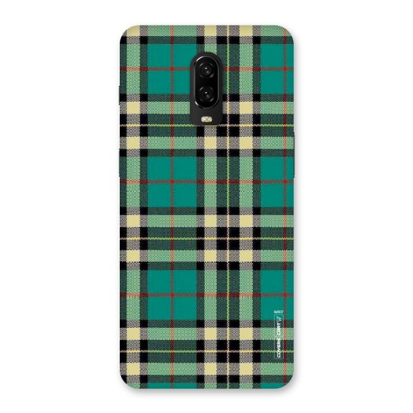 Green Check Back Case for OnePlus 6T