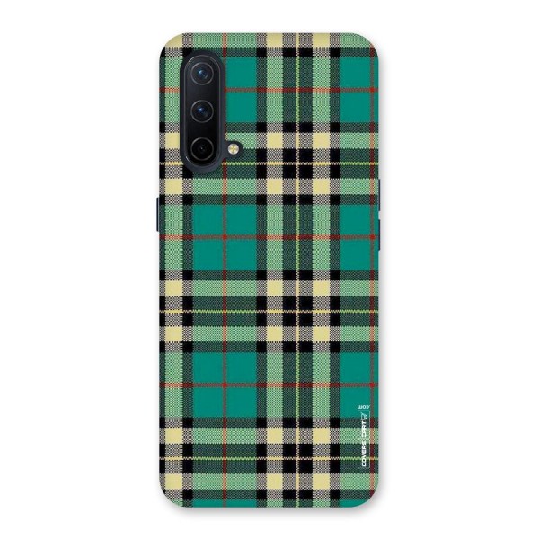 Green Check Back Case for OnePlus Nord CE 5G