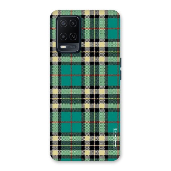 Green Check Back Case for Oppo A54