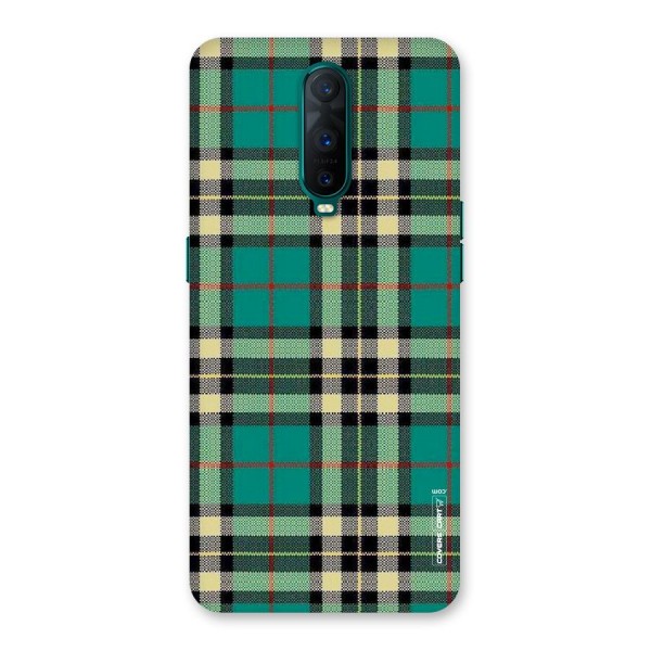 Green Check Back Case for Oppo R17 Pro