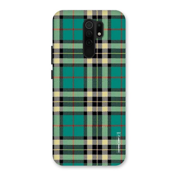 Green Check Back Case for Poco M2