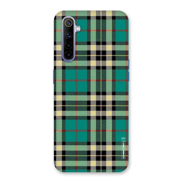 Green Check Back Case for Realme 6