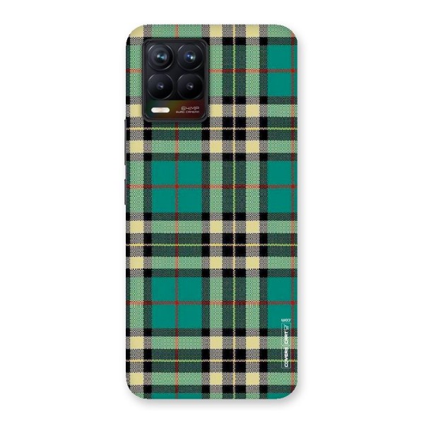 Green Check Back Case for Realme 8