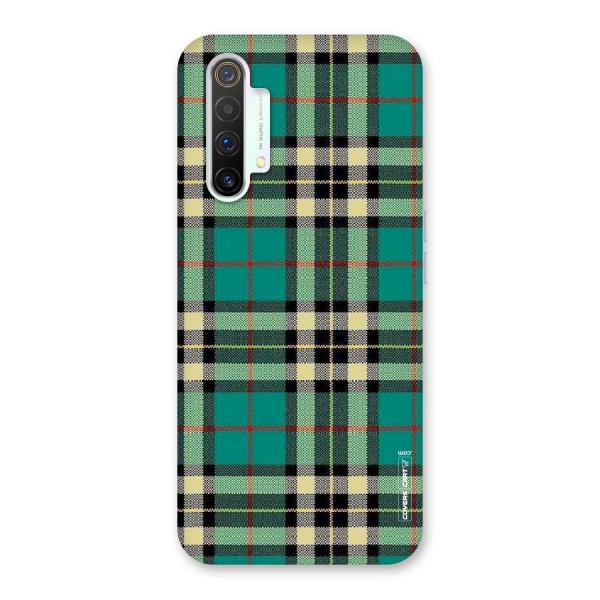 Green Check Back Case for Realme X3 SuperZoom