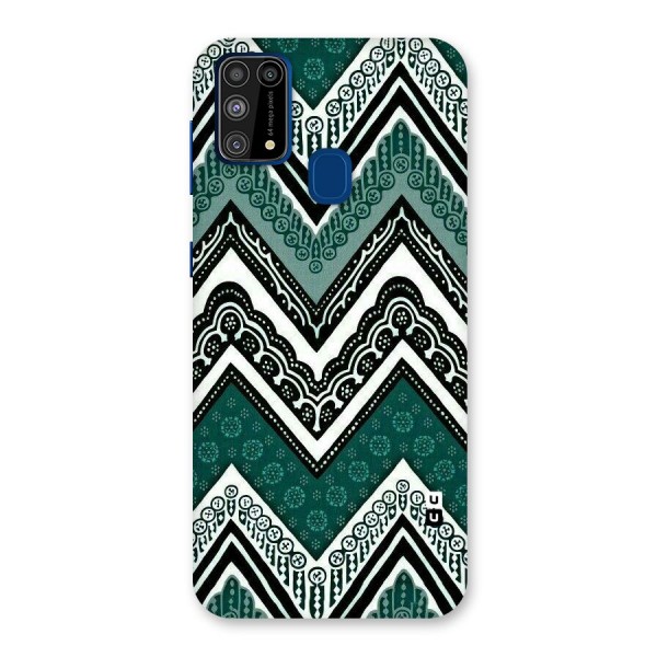 Green Chevron Back Case for Galaxy F41