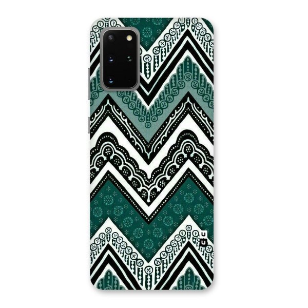 Green Chevron Back Case for Galaxy S20 Plus