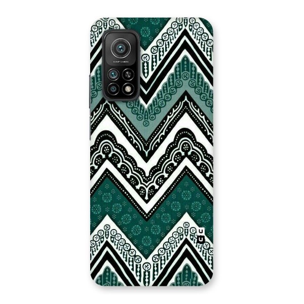 Green Chevron Back Case for Mi 10T Pro 5G