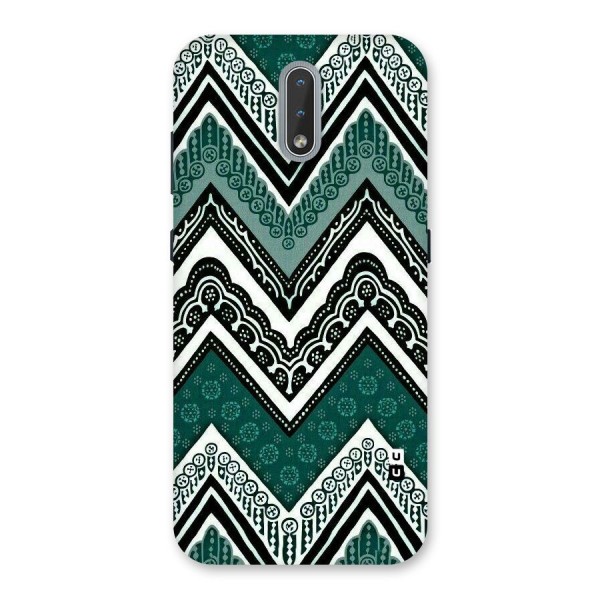 Green Chevron Back Case for Nokia 2.3