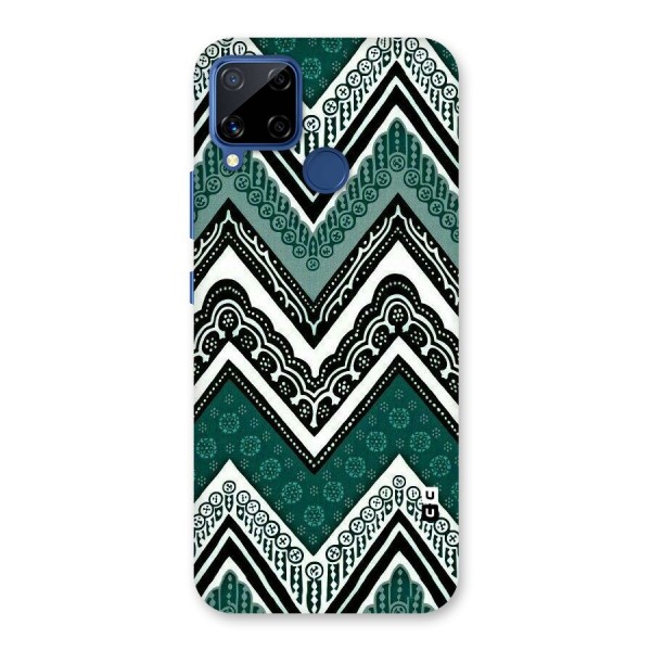 Green Chevron Back Case for Realme C12