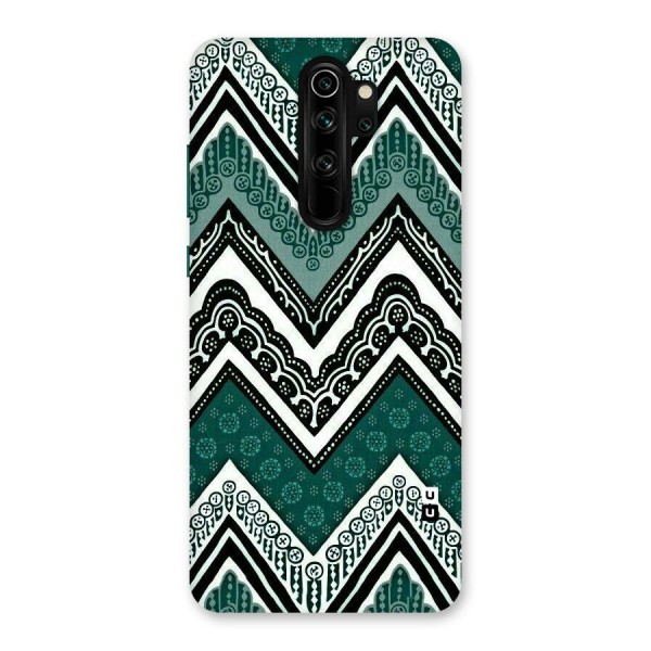 Green Chevron Back Case for Redmi Note 8 Pro