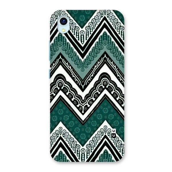 Green Chevron Back Case for Vivo Y1s