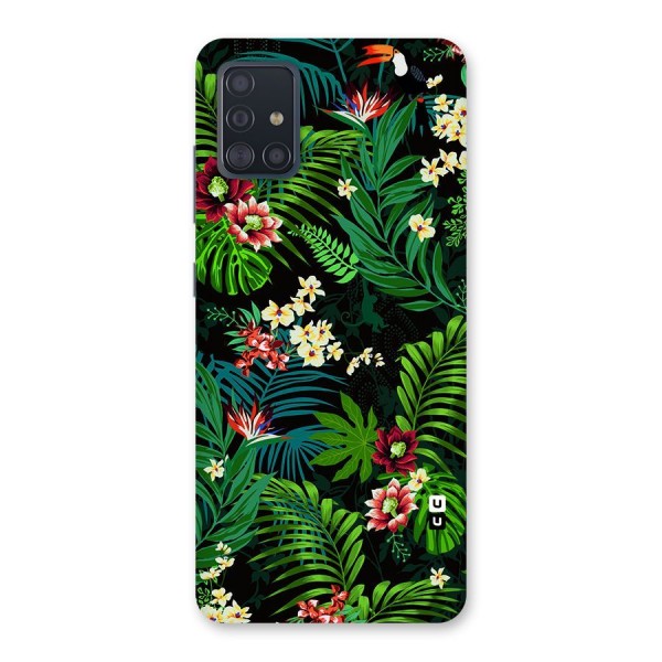 Green Leaf Design Back Case for Galaxy A51