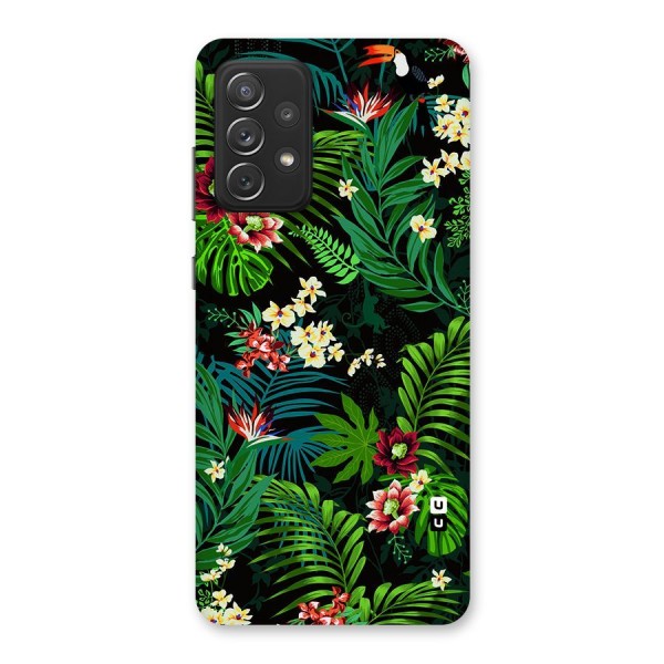 Green Leaf Design Back Case for Galaxy A72