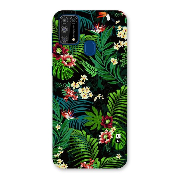 Green Leaf Design Back Case for Galaxy F41