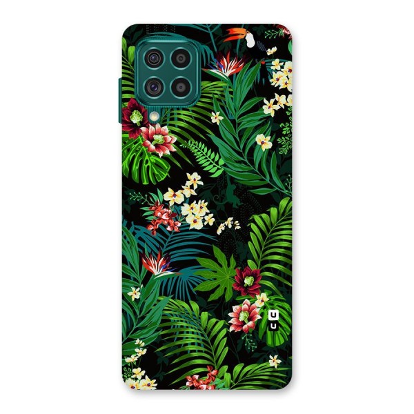 Green Leaf Design Back Case for Galaxy F62