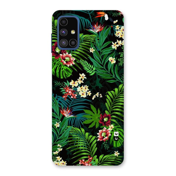 Green Leaf Design Back Case for Galaxy M51