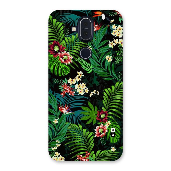 Green Leaf Design Back Case for Nokia 8.1