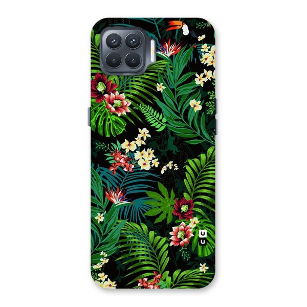 Green Leaf Design Back Case for Oppo F17 Pro