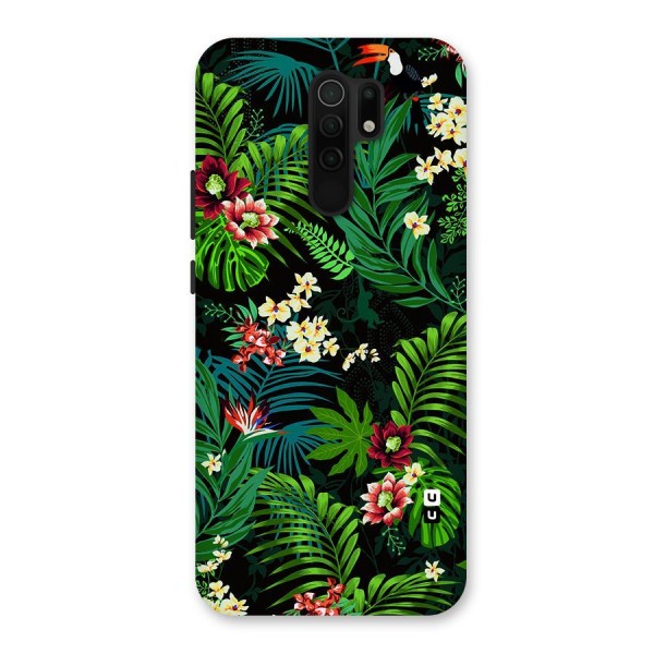 Green Leaf Design Back Case for Redmi 9 Prime