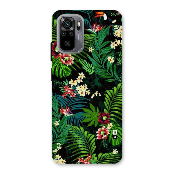 Green Leaf Design Back Case for Redmi Note 10