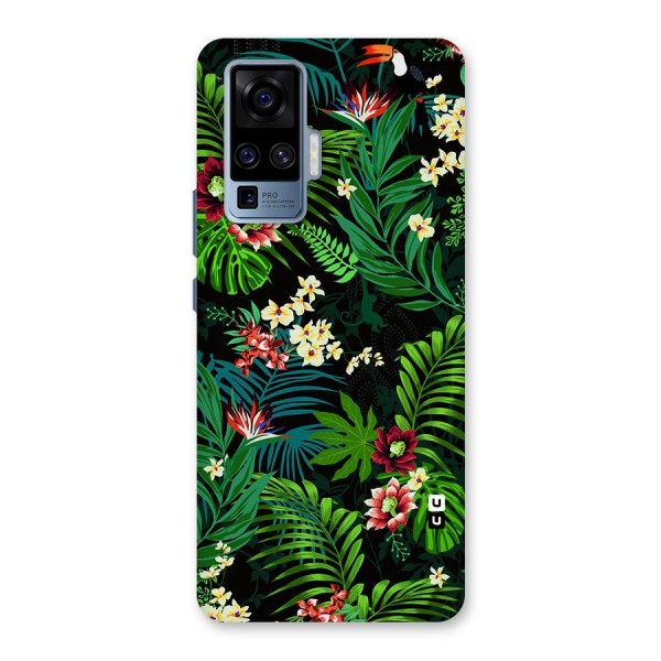 Green Leaf Design Back Case for Vivo X50 Pro