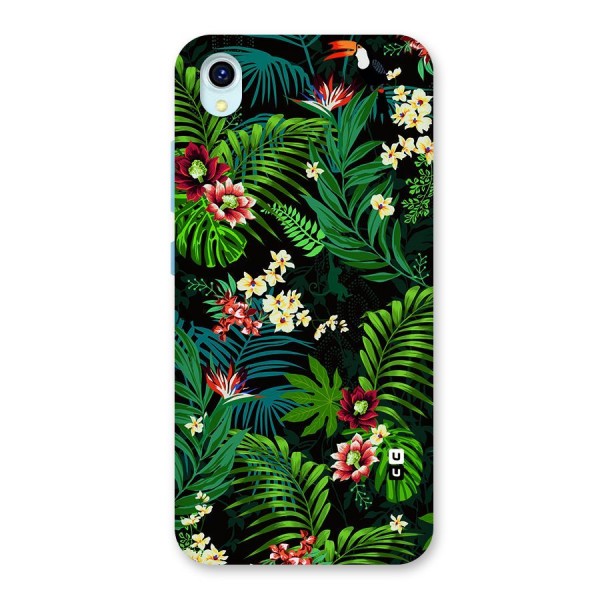 Green Leaf Design Back Case for Vivo Y1s