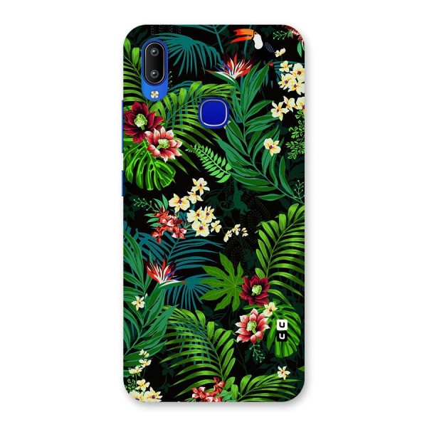 Green Leaf Design Back Case for Vivo Y91