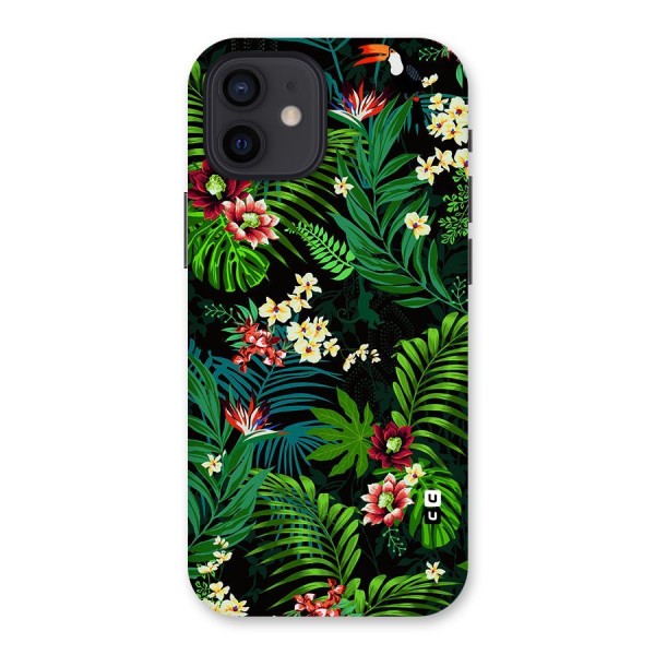 Green Leaf Design Back Case for iPhone 12