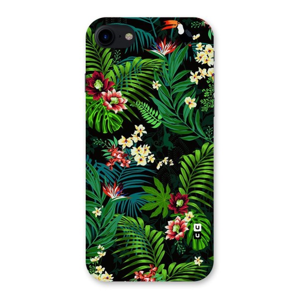 Green Leaf Design Back Case for iPhone SE 2020