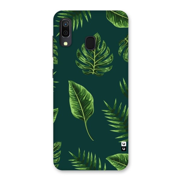 Green Leafs Back Case for Galaxy A20