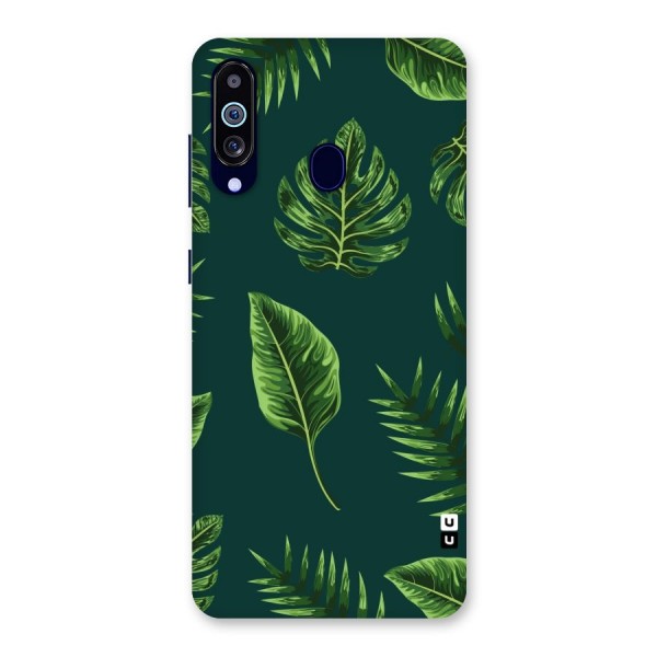 Green Leafs Back Case for Galaxy A60