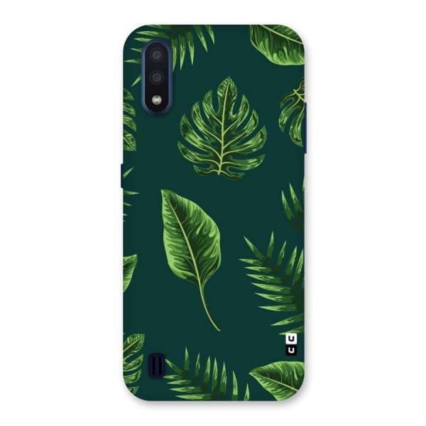 Green Leafs Back Case for Galaxy M01