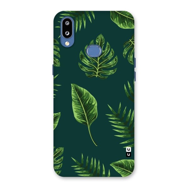 Green Leafs Back Case for Galaxy M01s