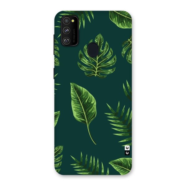 Green Leafs Back Case for Galaxy M21