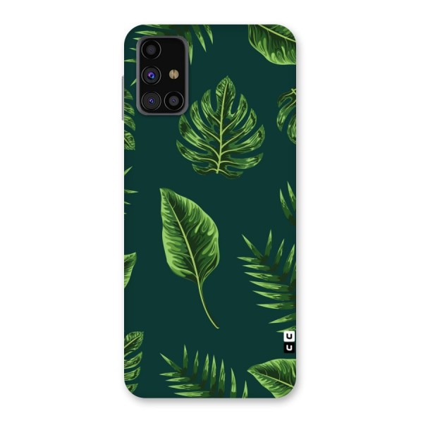 Green Leafs Back Case for Galaxy M31s